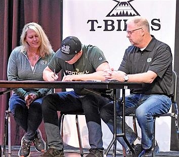Five Thunderbirds sign to play collegiate sports