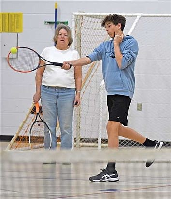 LUHS boys’ tennis starts inside on day one