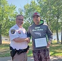 Vilas County Sheriff’s Office recognizes Seymour man for helping child