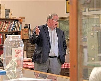 State historical society director visits Minocqua