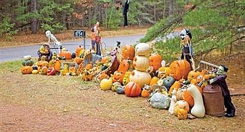 Minocqua resident displays pumpkin family