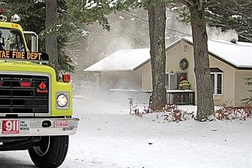 One injured in St. Germain house fire