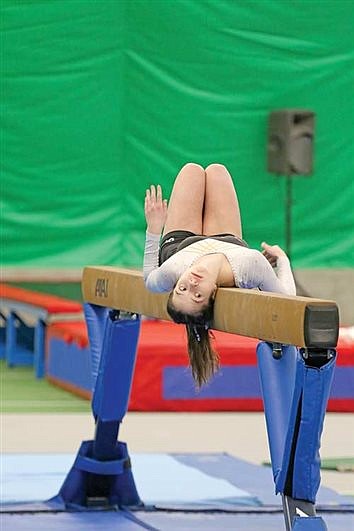 LUHS gymnastics improves their score in Rhinelander