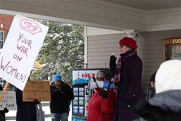 Oneida County judge attends women’s rights rally in Minocqua