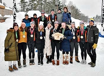 Lakeland Nordic ski girls win Northern Conference championship