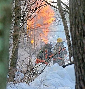 Fire destroys Lac du Flambeau home