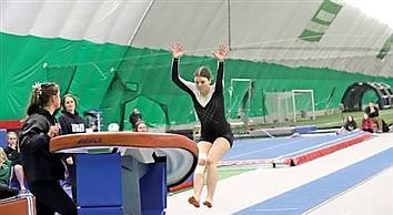 From start to finish, LUHS gymnastics showed improvement