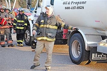 Area volunteer firefighters train to fight propane fires