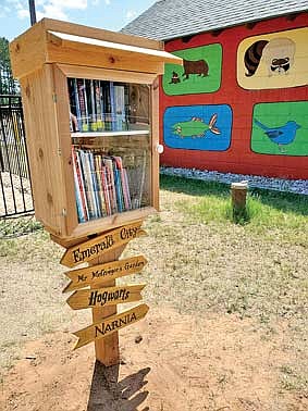 A Little Free Library was recently installed near the new Boulder Junction playground by the Friends of the Boulder Junction Library. (Contributed photograph)