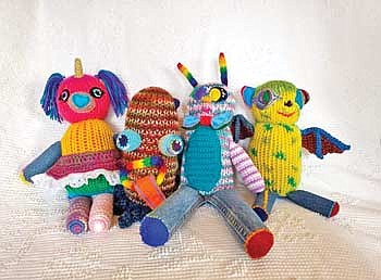 Sock monsters by multimedia artist Katlyn Koester. (Contributed image)