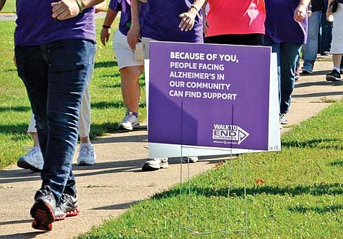 The Walk to End Alzheimer’s-Rhinelander, presented by MP Systems, will take place Saturday, Sept. 16 at the Hodag Dome. (File photo)
