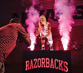 Saylor Timmerman committed to play softball at the University of Arkansas on Oct. 13. The Razorbacks are a part of the Southeastern Conference. (Contributed photograph)