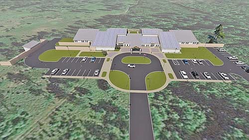 A rendering of the layout of the proposed adolescent recovery and wellness center in Cassian. (Contributed rendering)