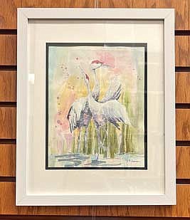 Artwork created by Sue Klein, Boulder Junction Public Library’s featured artist in December. (Contributed photograph)