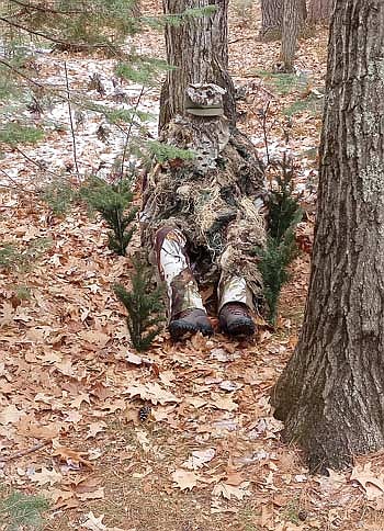 Dale Streubel displaying an alternative hunting style. (Contributed photograph)