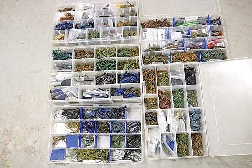 One of the things that takes some time at the beginning of every fishing season is organizing my skirted jigs. (Photo by Beckie Gaskill/Lakeland Times)