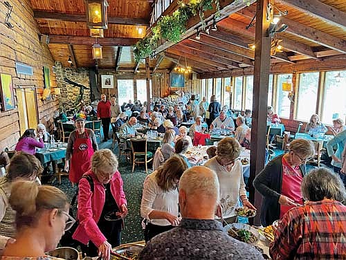 Over 100 people supported the Rhinelander Area Food Pantry by attending the recent Salad Bowl Luncheon fundraiser. (Submitted photo)