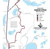 The TAP grant from the DOT will help the Arbor Vitae Bicycle Trail Foundation expand to Chippewa Forest Road, which is phase one of the foundation’s plan to connect to the Heart of Vilas County trail system. (Contributed image)