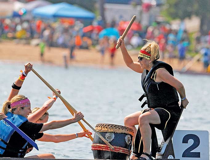 You can register your team now for this year’s Dragon Boat Festival. (Photo by Dean Hall/Lakeland Times)