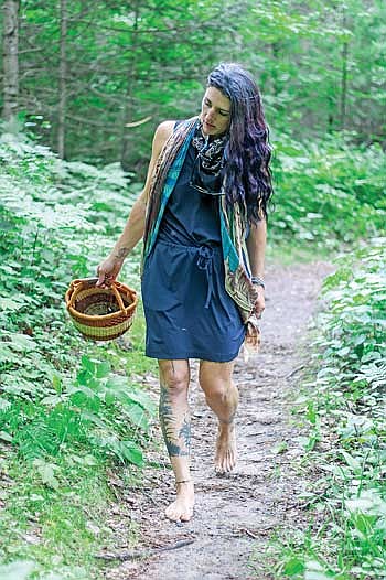 Instructor Emilymae King-Ryden, is a certified forest and nature therapy guide, a wilderness first responder, a board member of the Wisconsin Mycological Society and an instructor at Nicolet Area Technical College, emphasizing the importance of foraging and mycology. (Contributed photograph)