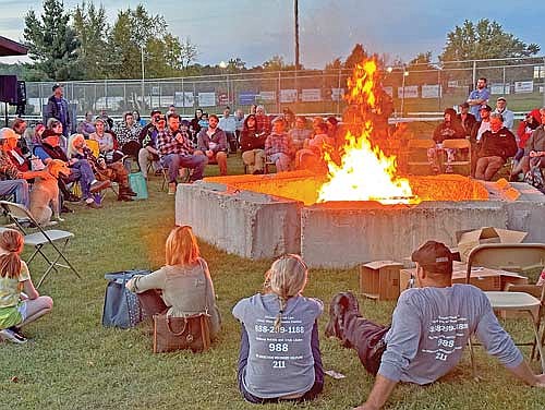 Sharing time is an important part of the annual Light Up the Night for Recovery event in Rhinelander. (River News file photo)