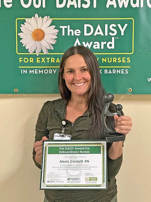 Alexis Cardelli, RN is the latest recipient of the DAISY Award for Extraordinary Nurses. (Submitted photo)