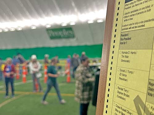 More than 2,600 Rhinelander residents voted at the Hodag Dome on Nov. 5, 2024. (Photo by Renee Draszkiewicz/River News)