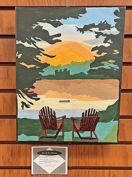 Susie Wilsie-Govier’s art is featured at the Boulder Junction Public Library this month. Stop by to check it out. (Contributed photograph)