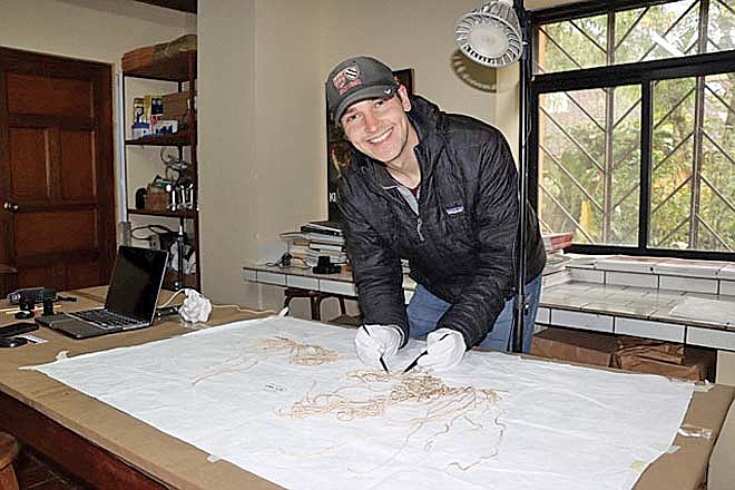 Join the Minocqua Public Library on Thursday, Jan. 9, at 5:30 p.m. as Lakeland Union High School graduate and Harvard Ph.D. candidate Mack FitzPatrick presents his archaeology dissertation research on the fascinating knotted cords that helped the Inka govern their vast Andean empire. (Contributed photograph)