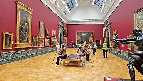 Nicolet College students and Northwoods community members visited Tate Britain museum in London in 2023. (Submitted photo)