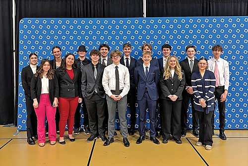 Pictured, from left to right are (front row) Kali Skubal, Lylah Schroeder, Josh Haselton, Matthew Carpenter, Grant Gremban, Evi Sawyer and Clara Pudlowski. Back row: Luna Grate, Kate Ripple, Caden Ehrhardty, Sam Caselton, Greyson Gremban, Aiden Ostermann, Brody Kowieski, Payton McCue and Kamden Kostrova. (Submitted photo)