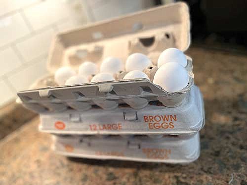 According to the U.S. Department of Agriculture (USDA), egg prices increased over the course of 2024 and could continue to increase if avian flu persists in flocks across the country. USDA economist Megan Sweitzer said she is expecting egg prices to increase on average by 11.4 percent in 2025. (Photo by Jeremy Mayo/River News)