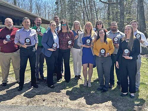 The 2024-25 Leadership Oneida County graduating class, from left, Nathan Fiebke, Thomas Moore, Nathan Chartrand, Jessica Mellinger, Angelo Guercio, Nicole Raduechel, Janet Jamison, Nicole Brand, Phoebe Spier, Courtney Zempel, Joe Boehlen, Leigha Plehn and Eric Durbin. (Contributed photograph)