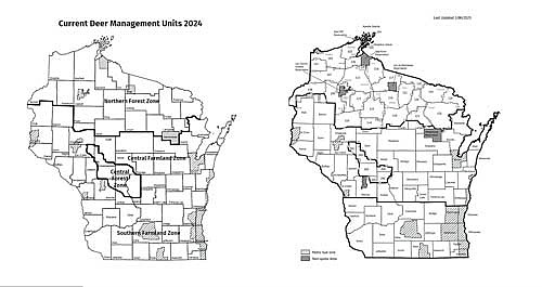 With Deer Management Units (DMUs) returning to habitat-based units in the Northern Forest Zone for the 2025 hunting season, County Deer Advisory Councils (CDACs) had to work together to formulate antlerless deer quotas for their newly-formed, and shared, DMUs. (Contributed image)