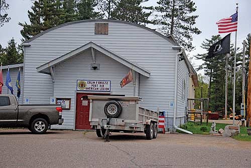 The building that houses what is now known as the Colin F. Schultz/Ryan D. Jopek American Legion Post 318 in Lake Tomahawk on Tuesday, May 20. (Photo by Brian Jopek/Lakeland Times)