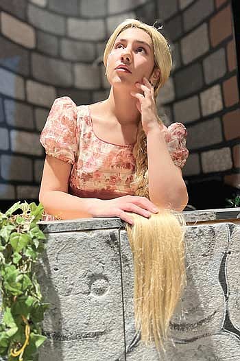 Rhinelander High School senior Elena Larson is closing out her high school acting career by playing Rapunzel in the play “Into the Woods” by the Central Wisconsin Children’s Theatre June 20-22 at UW-Stevens Point at Wausau. (Contributed photograph)