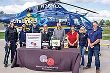This year’s grant recipients include Life Link III, the air medical transport agency in Wisconsin’s Northwoods region. Life Link III used its grant to purchase a new infusion pump for its medical aircraft. (Contributed photograph)