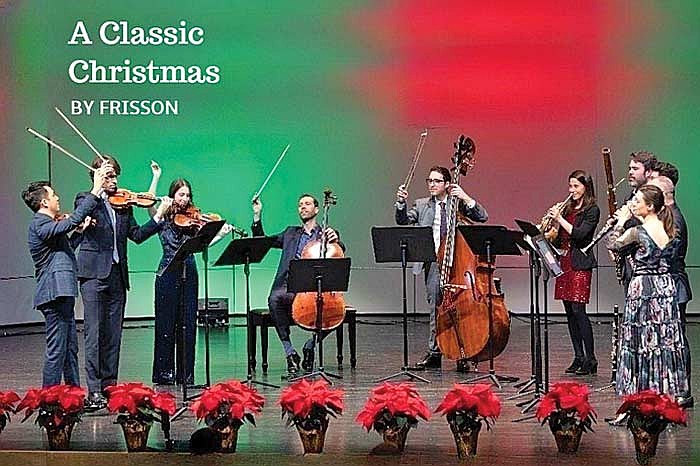 The Campanile Center for the Arts invites audiences to embrace the holiday spirit with a captivating performance by Frisson, one of North America’s premier classical music ensembles, on Friday, Dec. 5 at 7 p.m. (Contributed image)