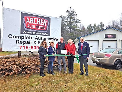 Pictured, from left, are: Angela Badeau, Diane Sowinski, Joe Busche- owner, Kristine Busche and Tom Peterson. (Contributed photograph)