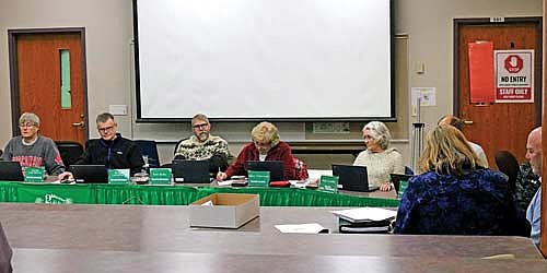 The School District of Rhinelander board of education met on Monday, Dec. 15 for its regular meeting, hearing updates on the construction project, lockdown drills and Project SEARCH. (Photo by Beckie Gaskill/Lakeland Times)