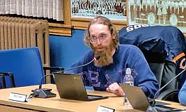 Rhinelander city alderman Steve Jopek said he was not in favor of having the downtown open to snowmobile traffic. (Contributed image)