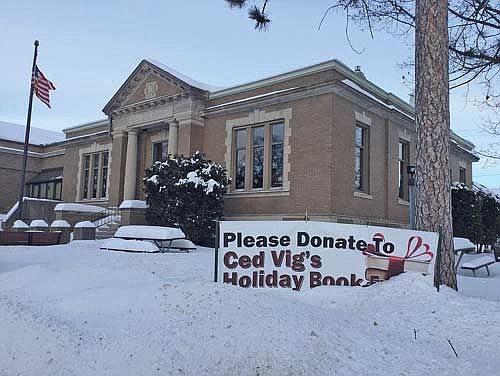Ced Vig’s annual Holiday Book Fund raises money for one-third of the Rhinelander District Library’s new books each year. The deadline for the current campaign is Feb. 28. (Contributed photograph)