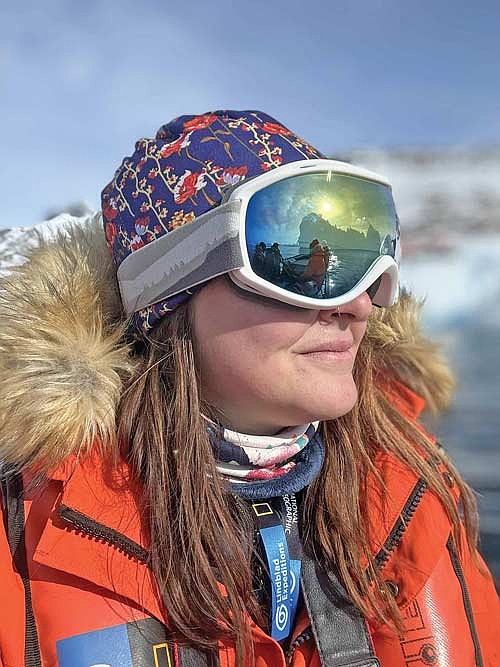 Breanne Kanak, a Northwoods artist, adventurer and teacher, will present a talk on her journey to Antarctica. (Contributed photograph)