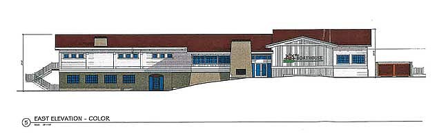 An east elevation rendering of the Boathouse. (Contributed image)