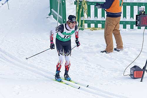 In this Jan. 17, 2026 file photo, Brayden Kelly takes part in the Hodag Challenge at the CAVOC Trails in Rhinelander. Kelly made it all the way to Junior Nationals where he took third place in the classic sprint. (Photo by Jeremy Mayo/River News)