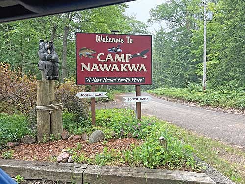 Camp Nawakwa, nestled between Big Crooked Lake and Little Sugar Bush Lake in Lac du Flambeau, began in 1923 as a boys and mens camp and transitioned to a family camp after World War Two, according to executive director Alex Tymm. (Photo by Trevor Greene/Lakeland Times)