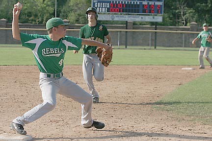 Rebels split at Merrill Invite