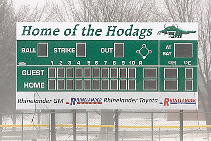 New scoreboard installed at Stafford Field 