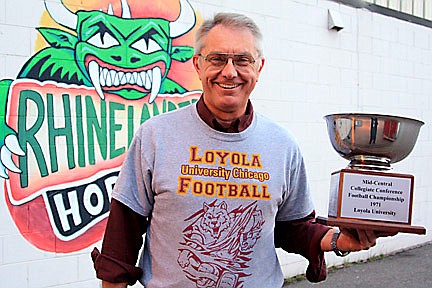 Rhinelander's Novotny recalls  playing football for Loyola University