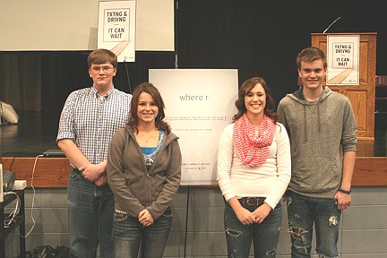 Three Lakes students learn about dangers of texting and driving